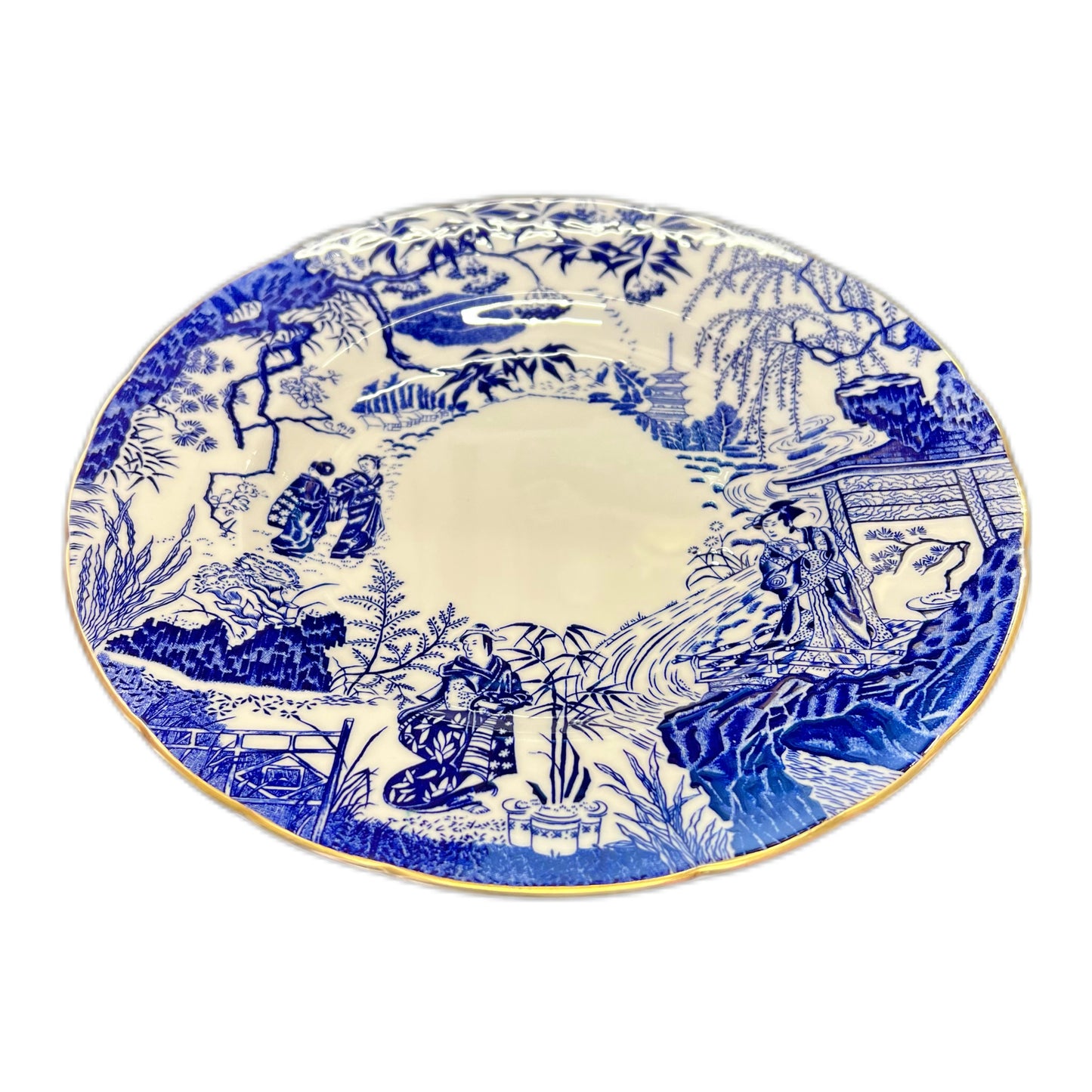 Vintage Royal Crown Derby Mikado pattern dinner plate circa 1976