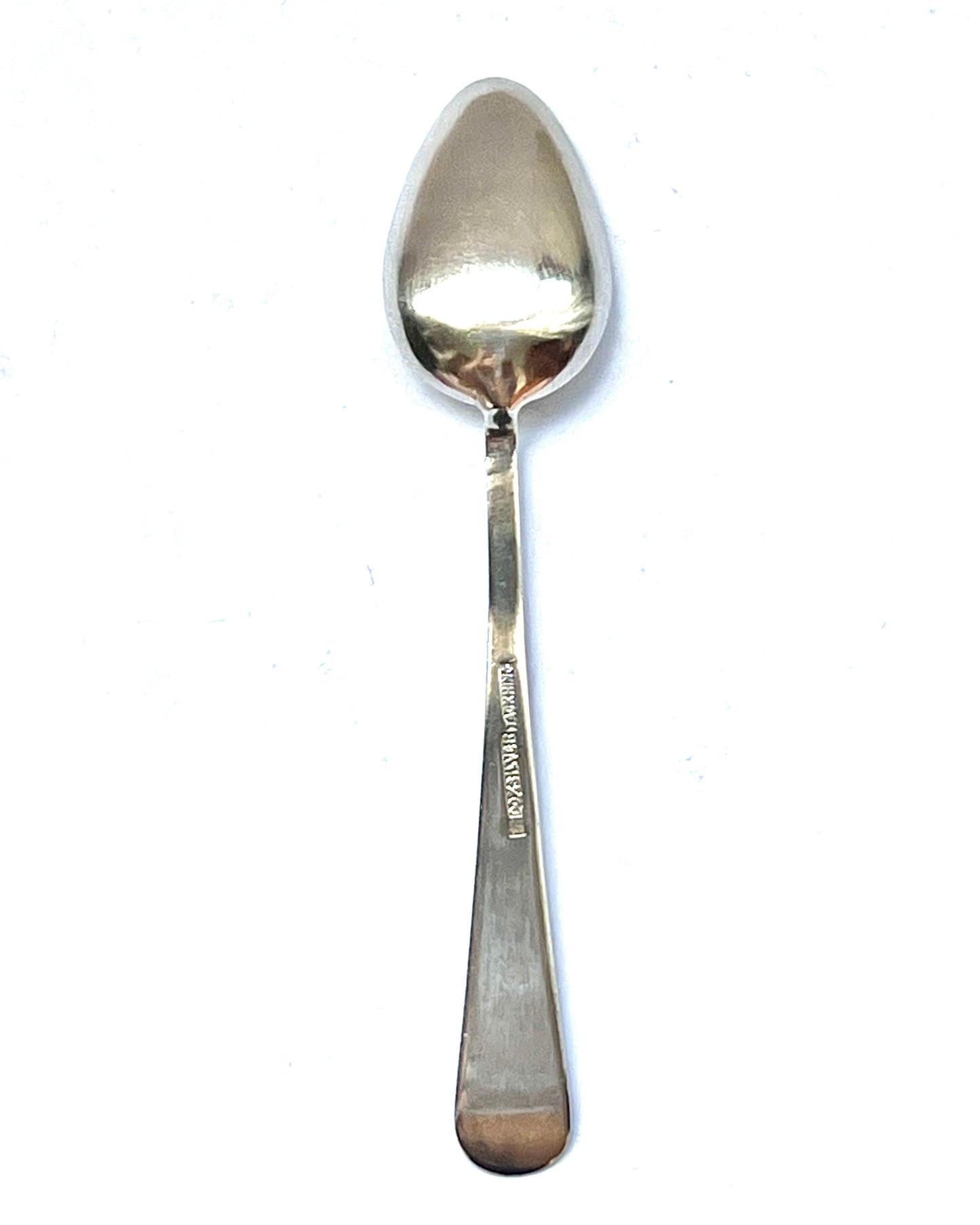 Early 20th century Chinese export silver tea spoon, marks for Tack Hing, Hong Kong