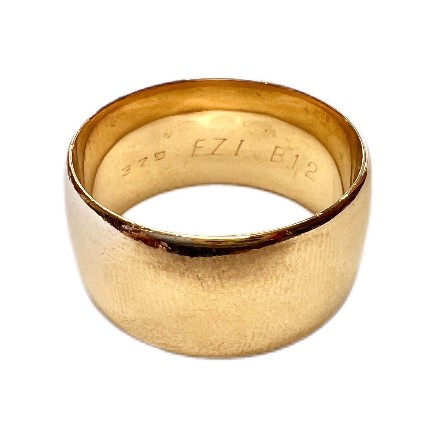 Vintage statement 9ct gold ring