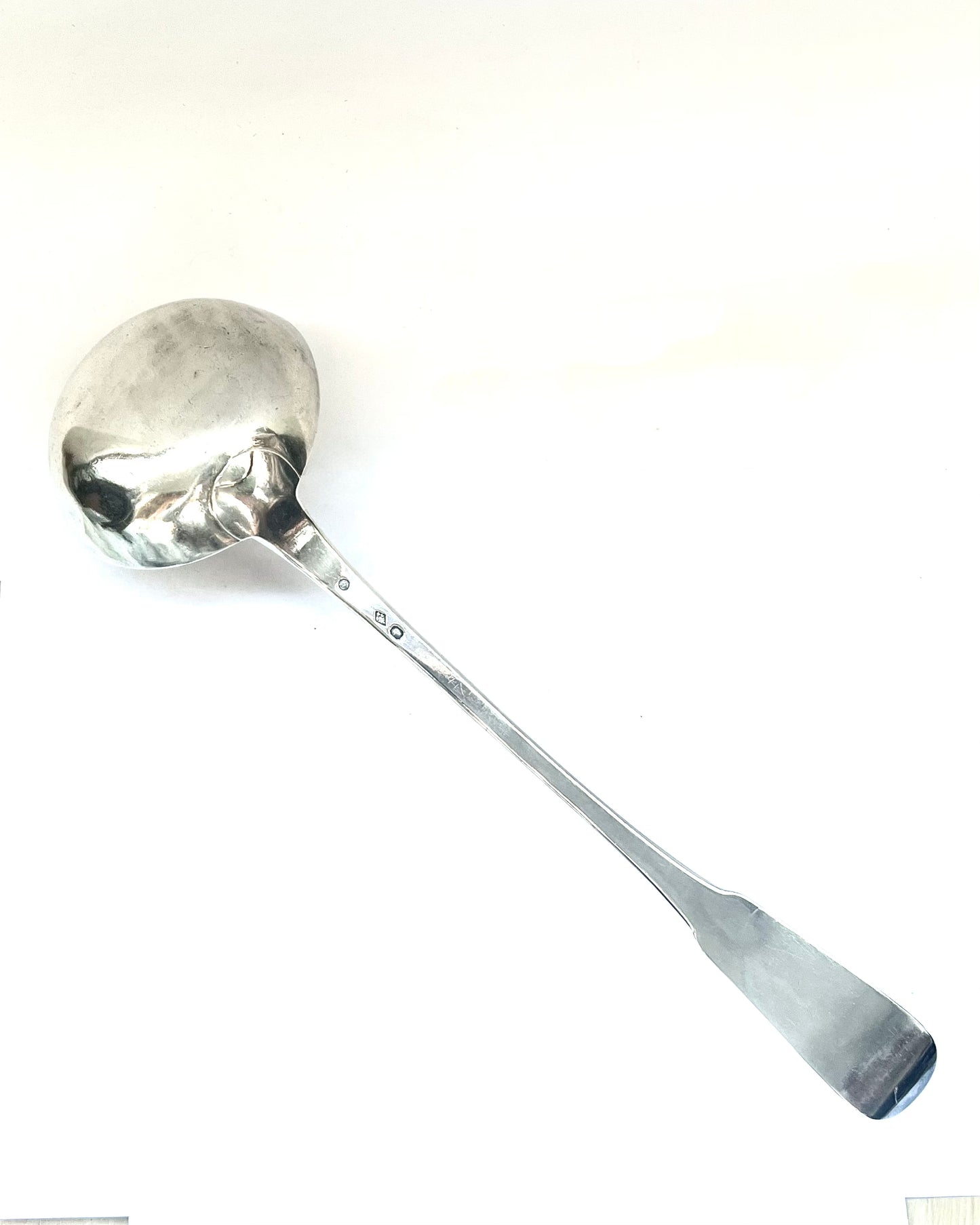 Antique 19th century French .950 silver ladle, hallmarked for Francois-Dominique Naudin