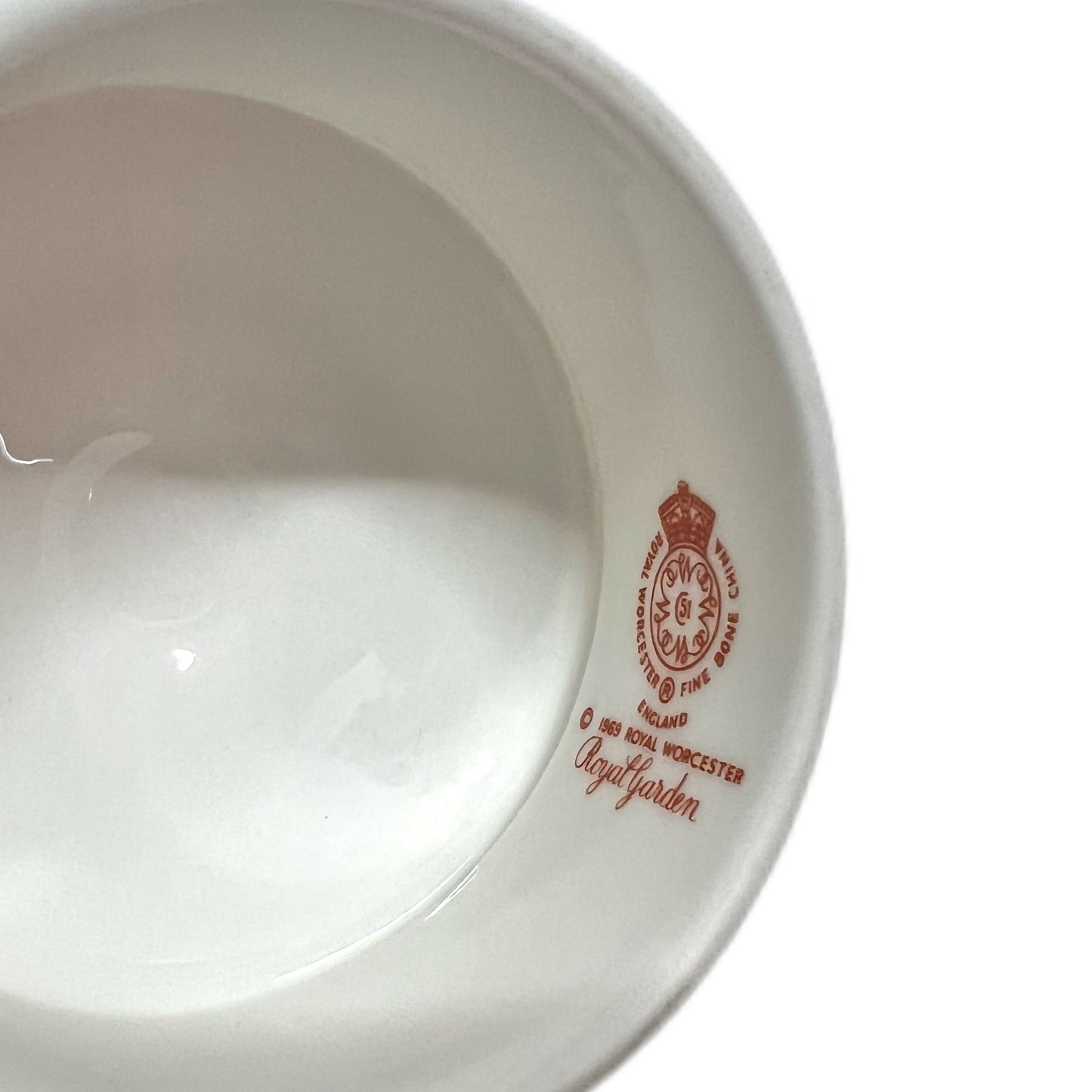 皇家伍斯特（Royal Worcester）Vintage系列皇家花园（Royal Garden）骨瓷咖啡壶盖