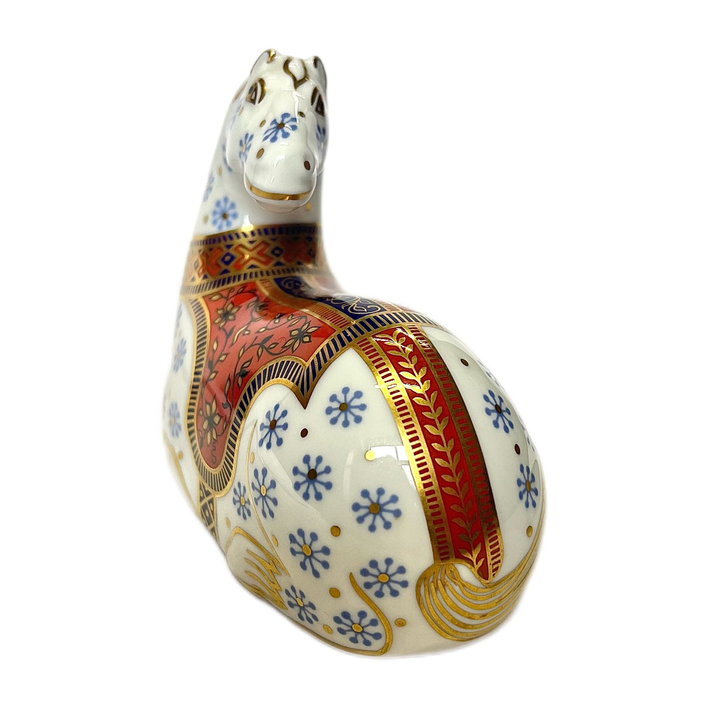 Vintage Royal Crown Derby Horse paperweight figurine, 1st quality