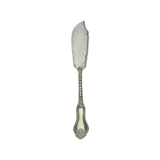 Antique Chawner & Co. George Adams Period sterling Napier pattern butter spreader