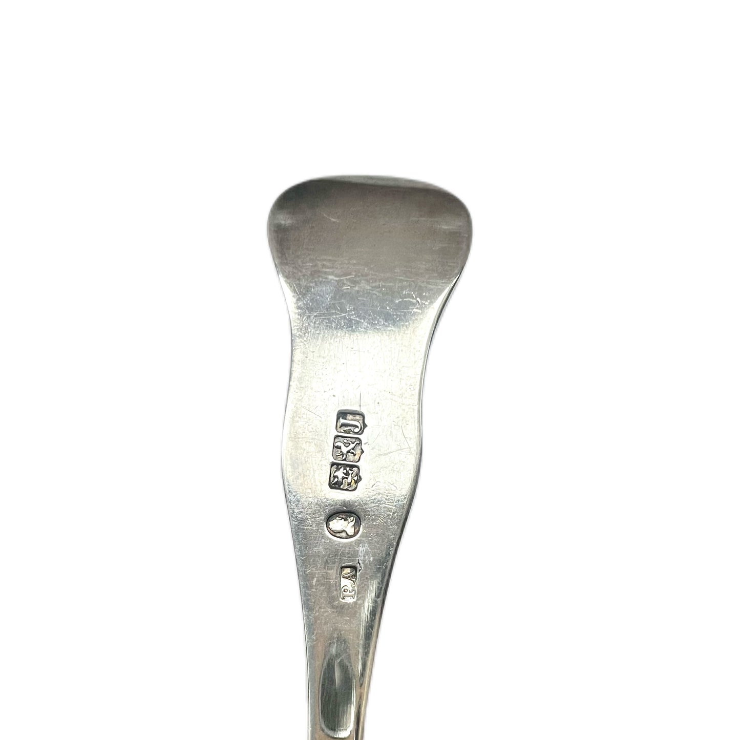 Antique George IV Regency Period Scottish sterling silver sauce ladle Kings Pattern
