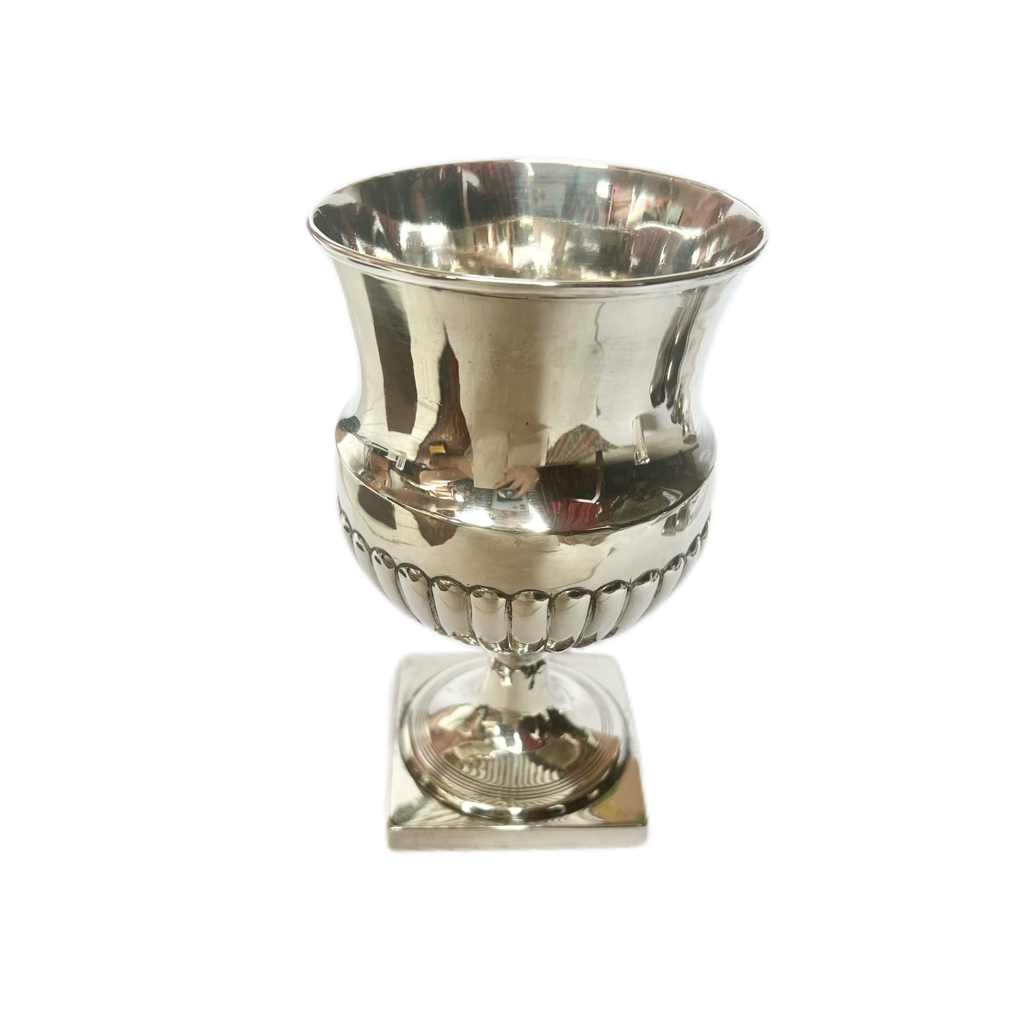 Antique George III sterling silver chalice by Robert Hennell I & Samuel Hennell.