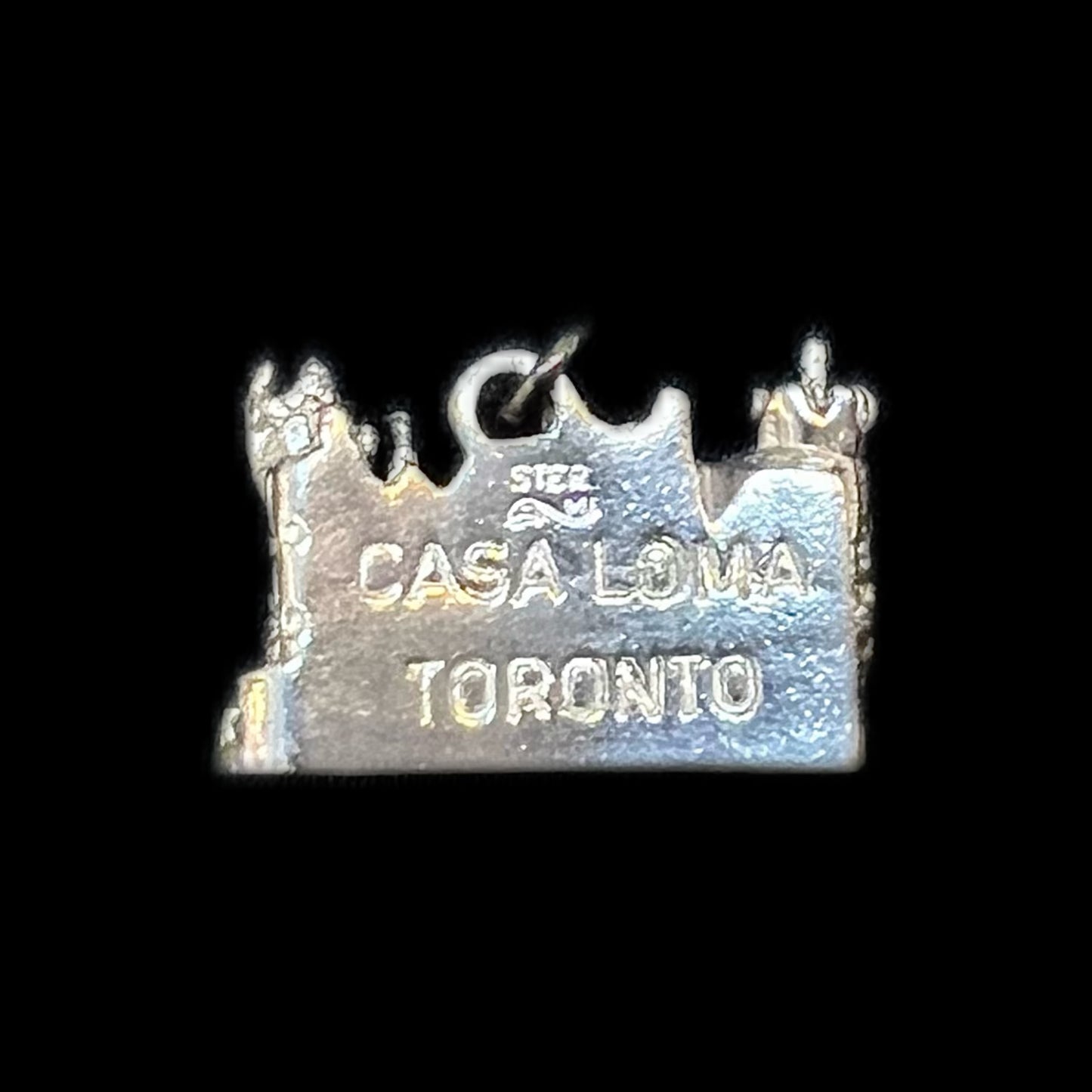 Vintage Canadian sterling silver Casa Loma charm