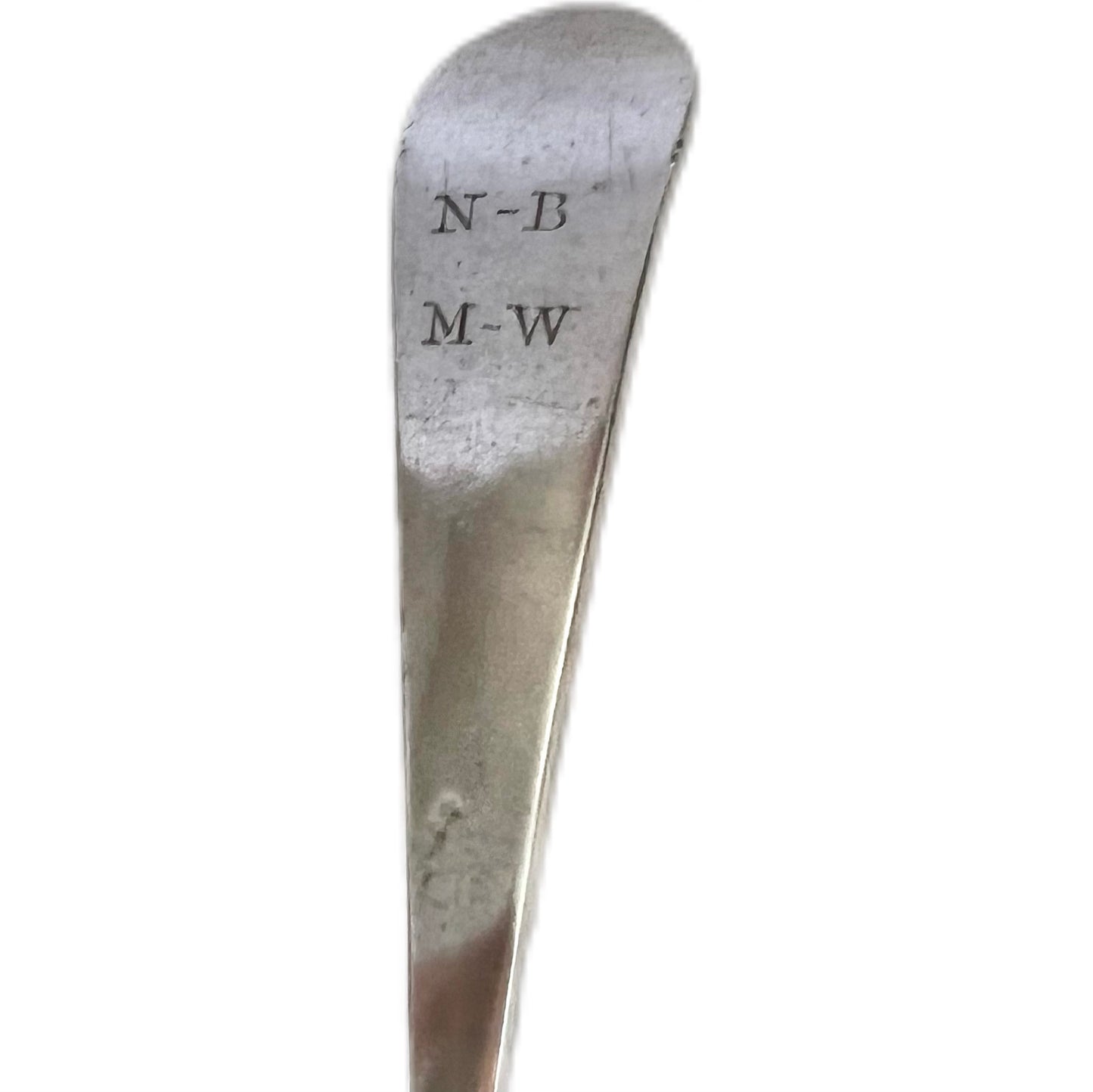 Antique English provincial sterling silver George III spoon by George Goss, Exeter