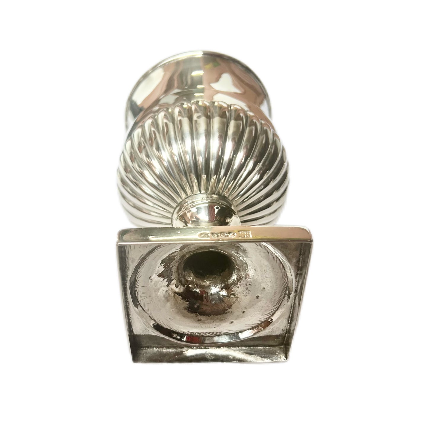 Antique George III sterling silver chalice by Robert Hennell I & Samuel Hennell.