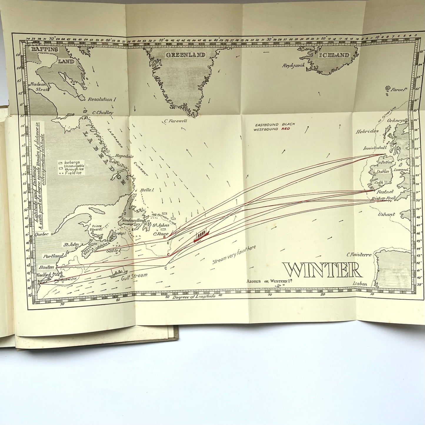 罕见的《Ship Ahoy! 航海旅行者的航海笔记》精装本，1935 年