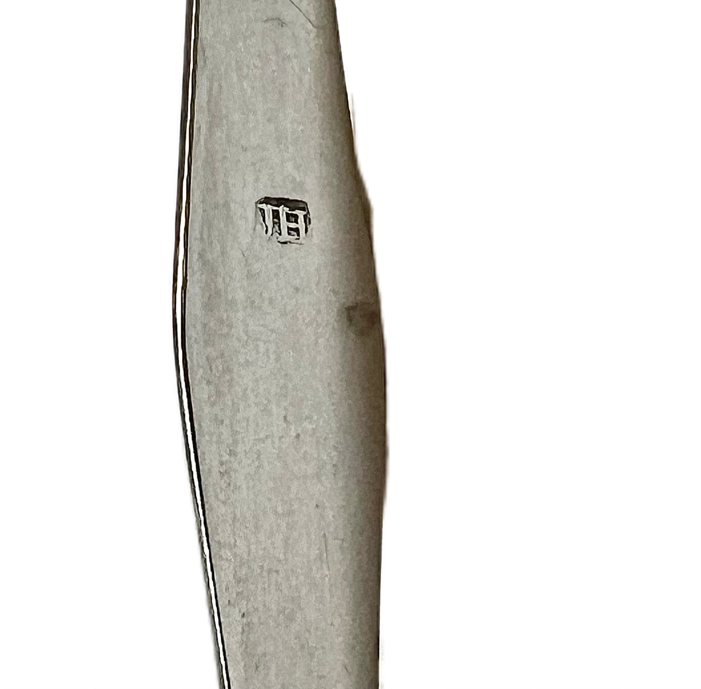 Antique George III sterling silver tongs, Exeter, 1809, Joseph Hicks