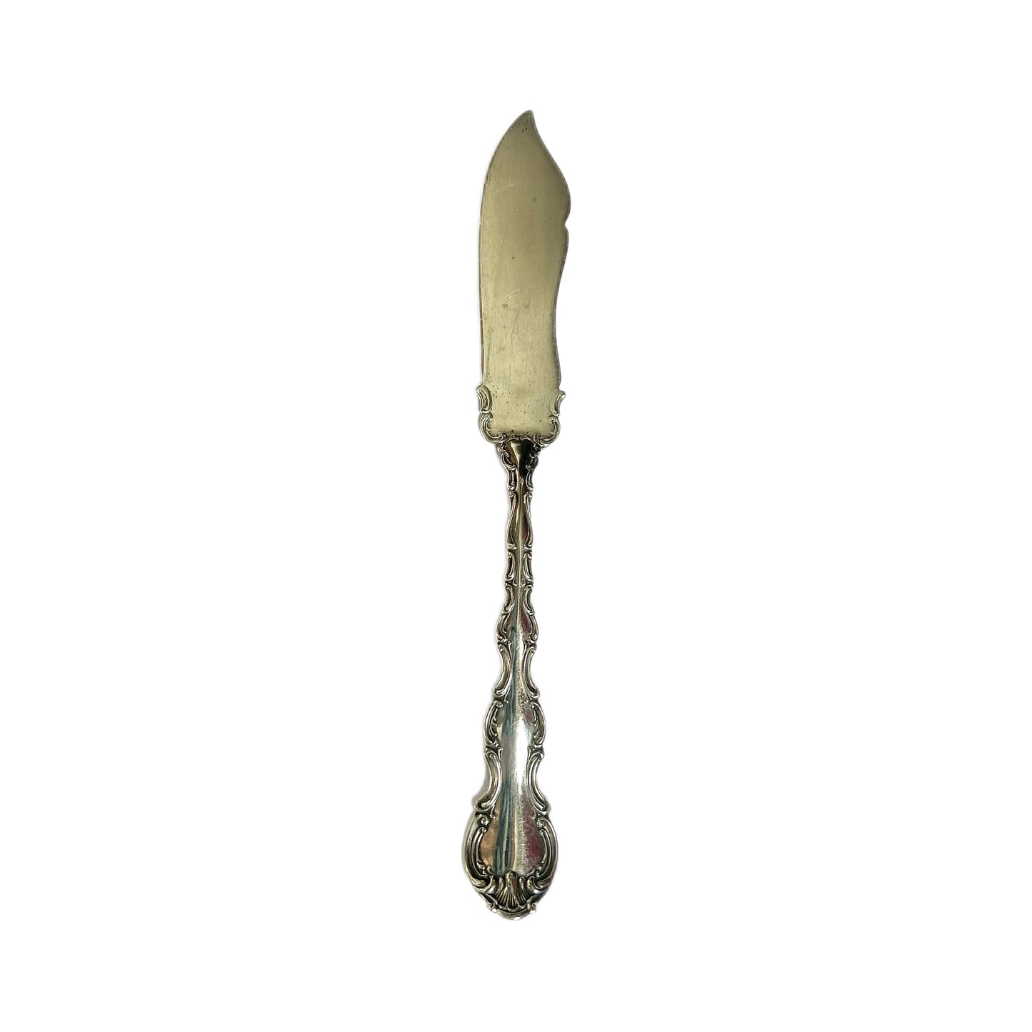 Antique Gorham sterling silver Strasbourg patterned spreader