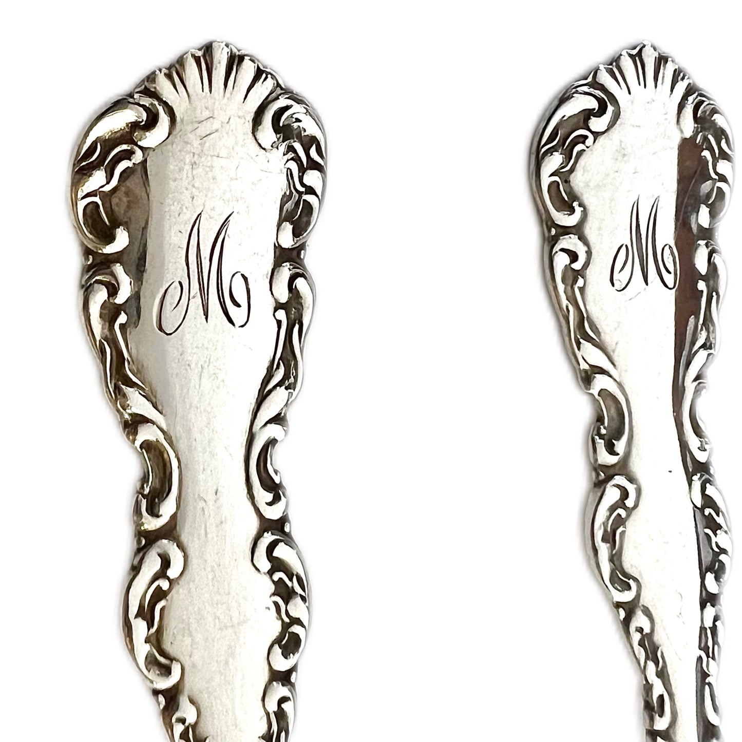 Antique Louis XV pattern sterling silver teaspoon by Gorham circa 1900