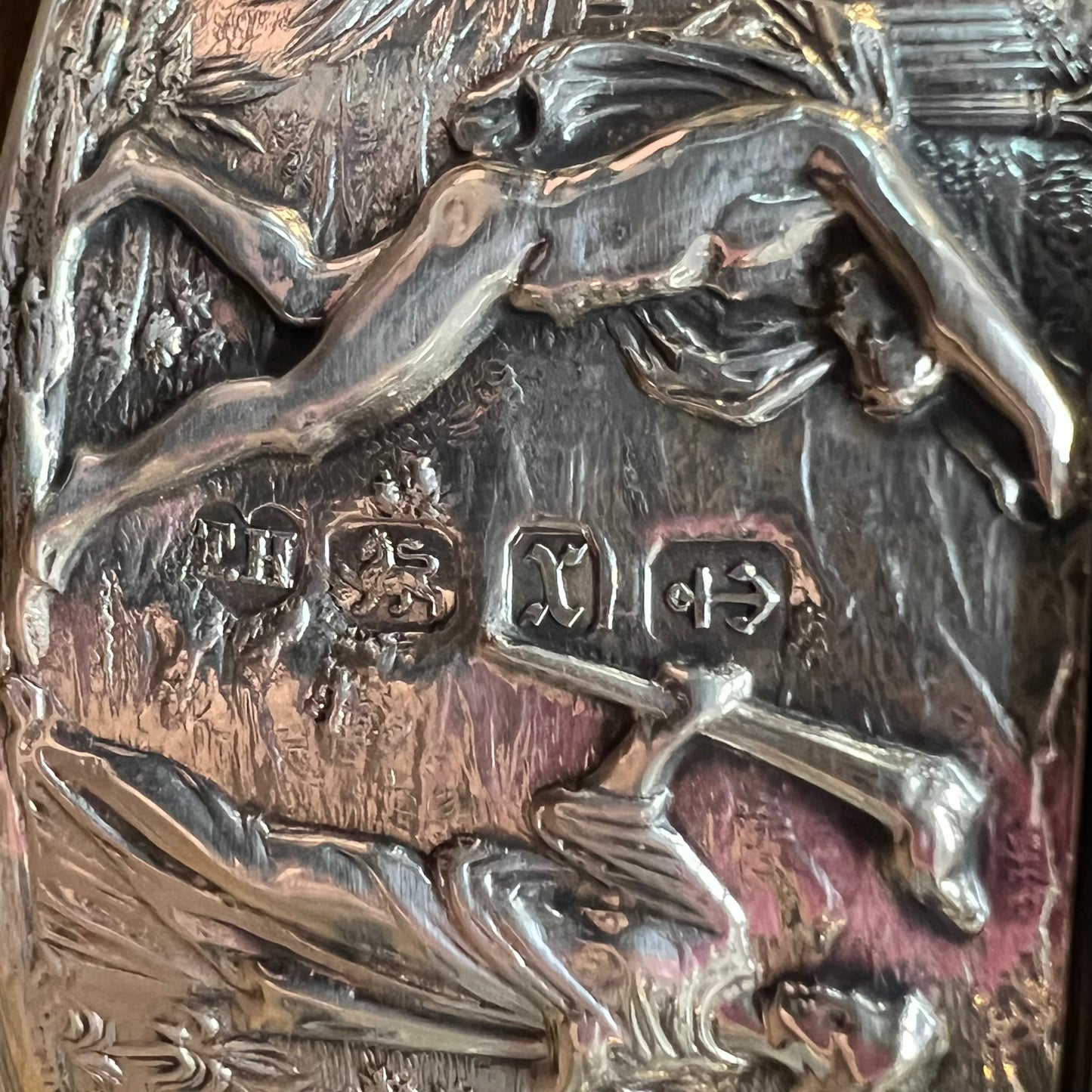 Late Victorian sterling silver jewellery casket, Thomas Hayes