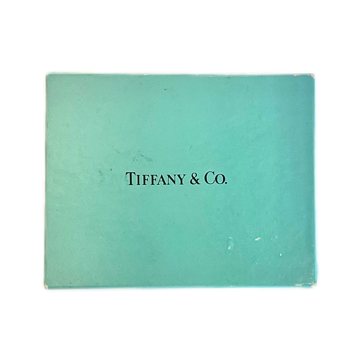 Vintage Tiffany & Co. sterling silver double photo frame with original Tiffany box