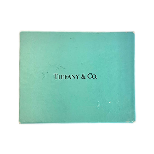 Vintage Tiffany & Co. sterling silver double photo frame with original Tiffany box