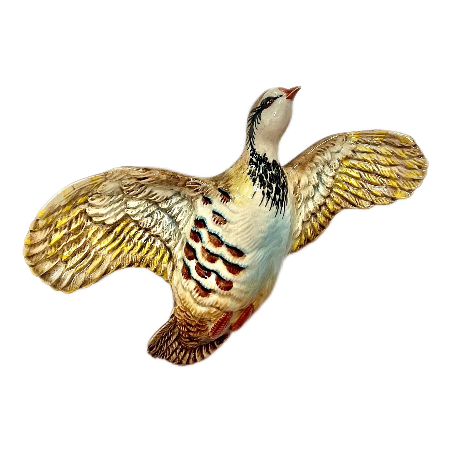 Trio of vintage midcentury Beswick ceramic flying partridge