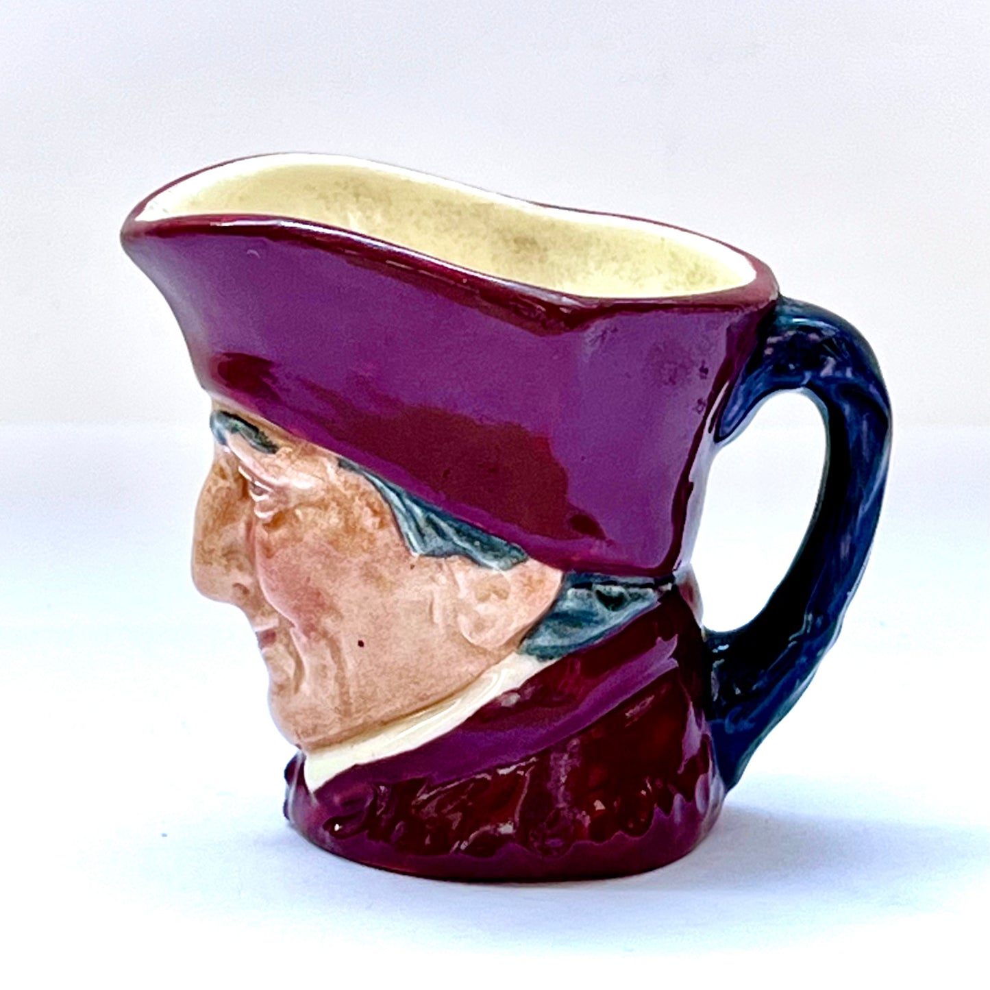 Vintage Royal Doulton small toby jug in “The Cardinal” design by Charles Noke