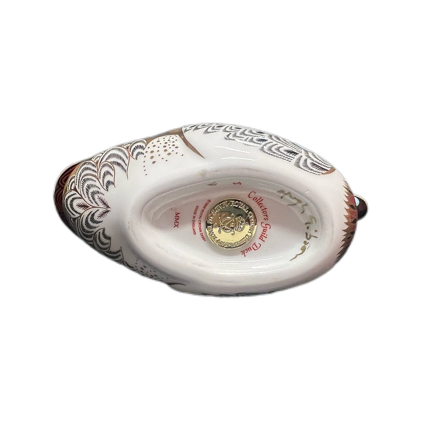 Royal Crown Derby Guild Duck paperweight figurine circa 2009