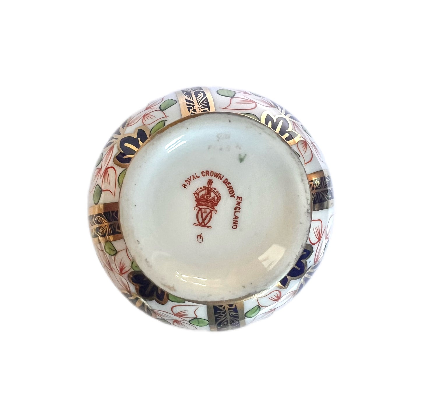 Antique Royal Crown Derby Old Imari posy vase circa 1913