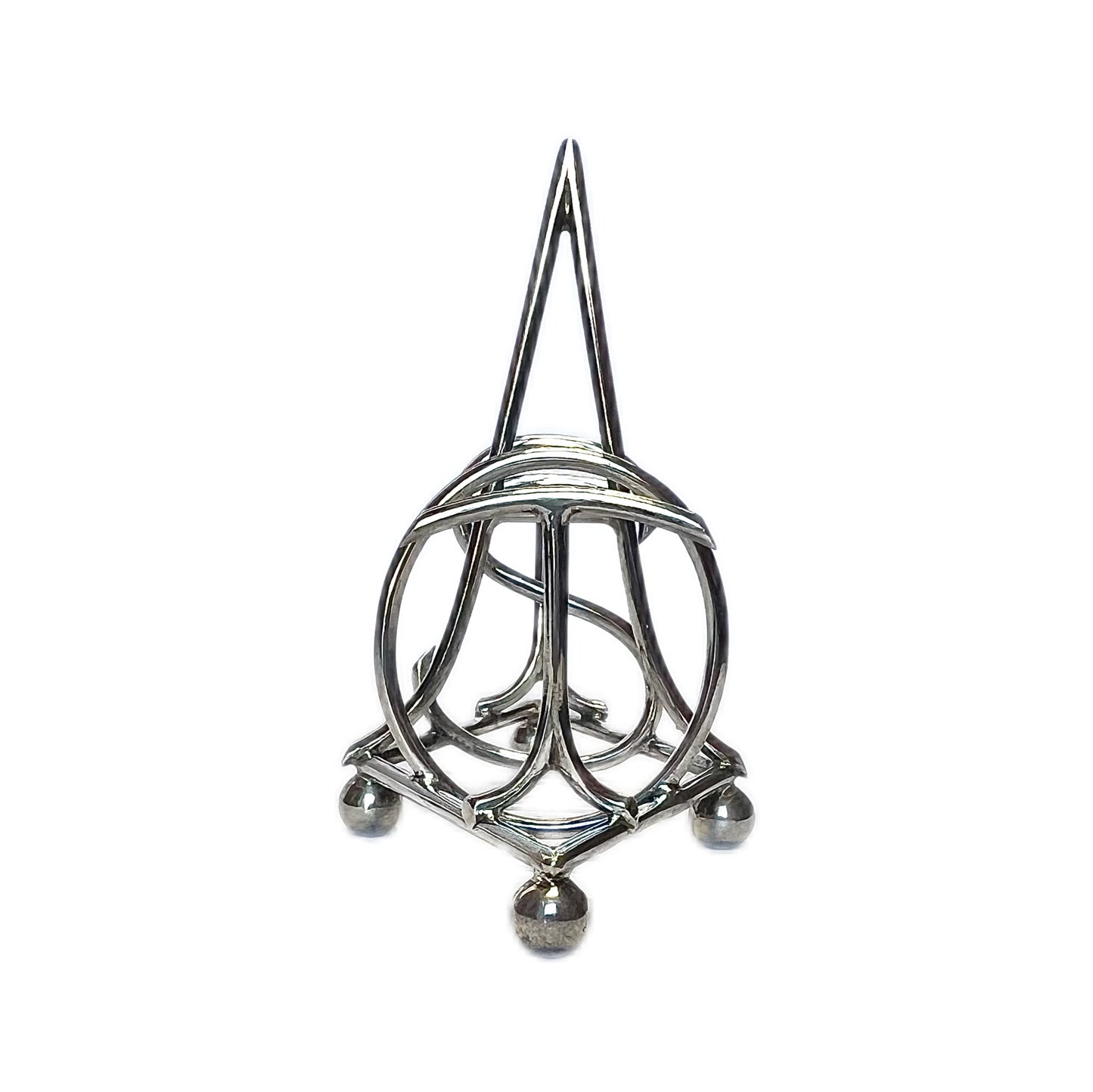 Antique Edwardian Hukin & Heath sterling silver “TOAST” rack