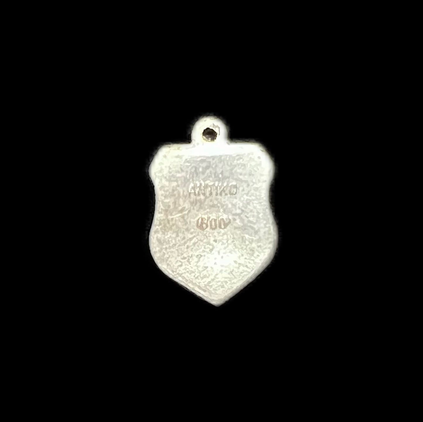 Vintage Heidelberg enamel and .800 silver souvenir charm