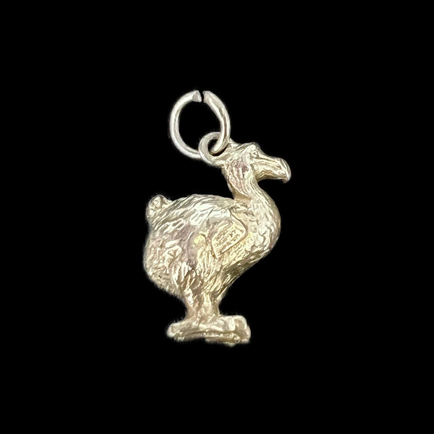 Vintage sterling silver dodo charm
