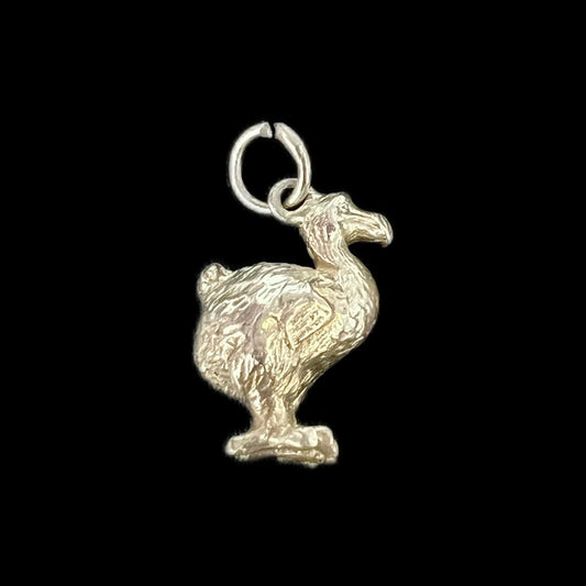 Vintage sterling silver dodo charm