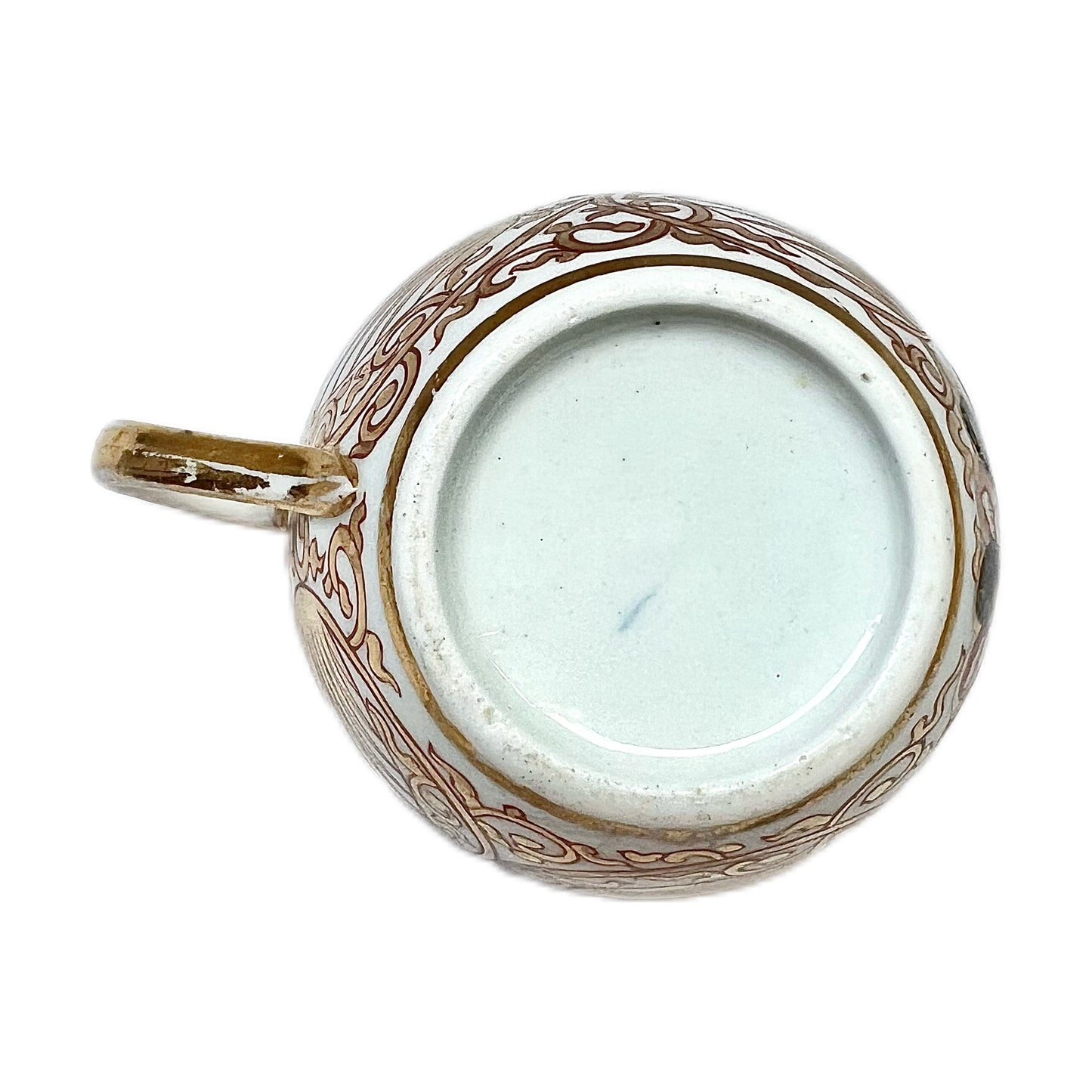 Antique early 19th century Regency Period Coalport hard-paste porcelain Bute teacup