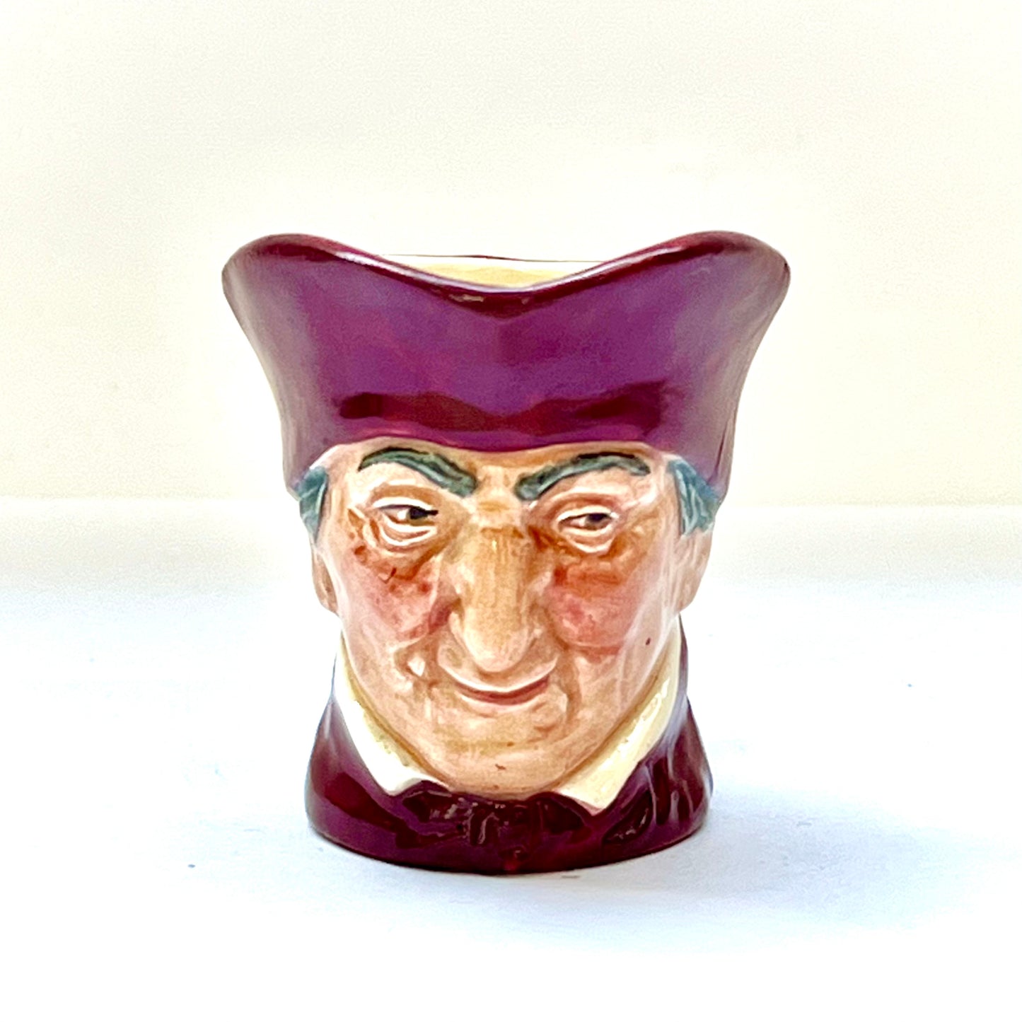 Vintage Royal Doulton small toby jug in “The Cardinal” design by Charles Noke