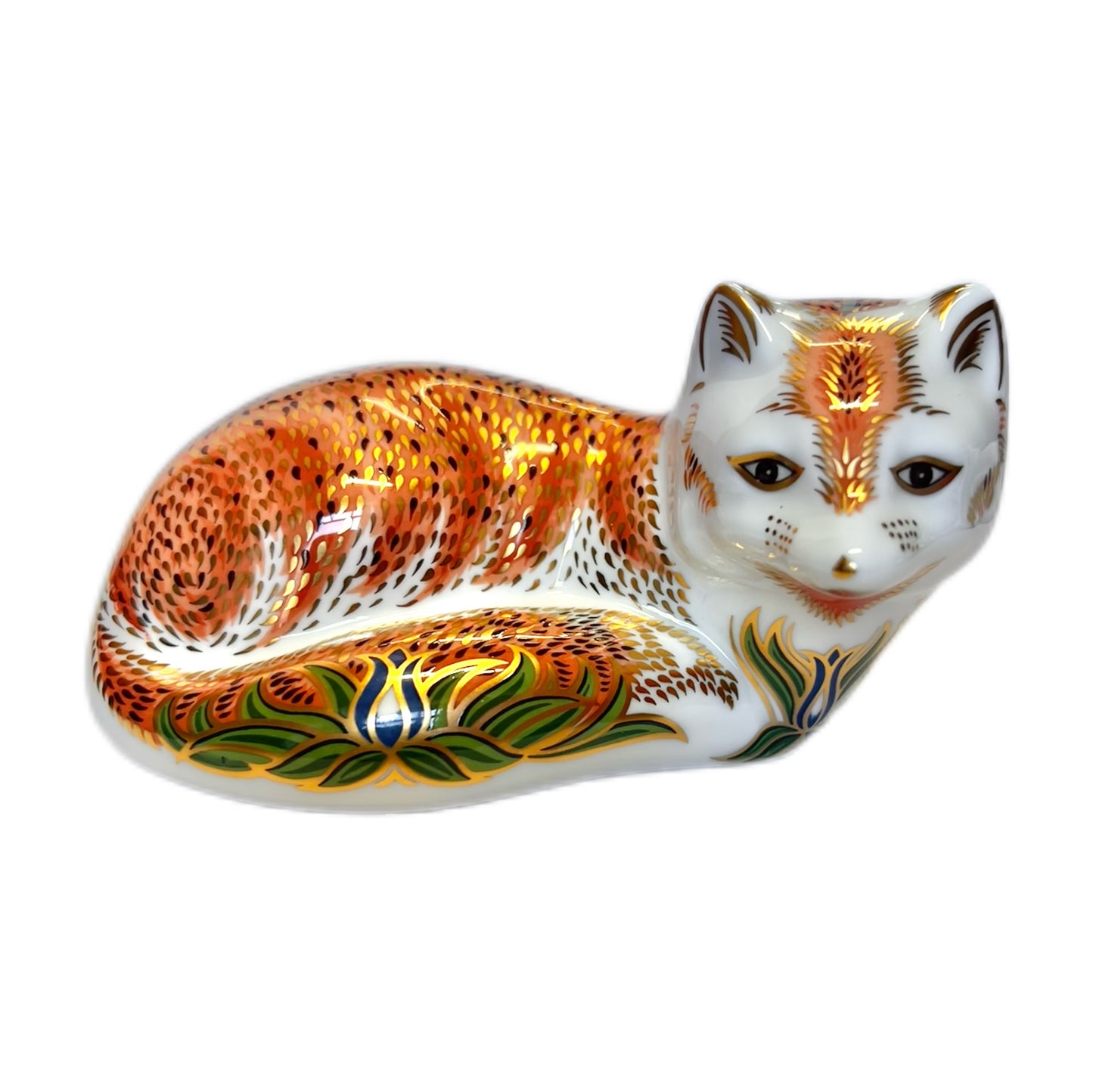 Royal Crown Derby ‘Leicester Fox’ paperweight figurine w/ box and certificate