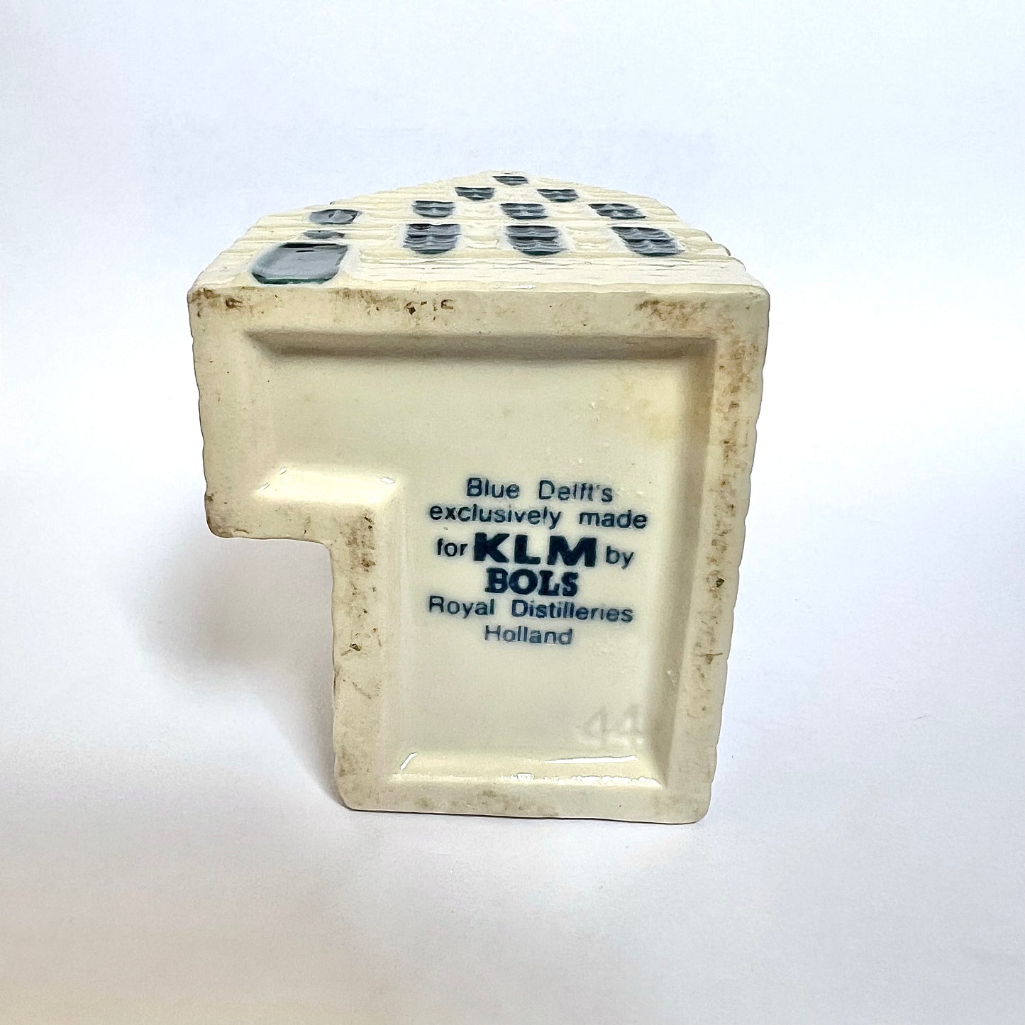 Vintage KLM Delft miniature House 44 novelty decanter