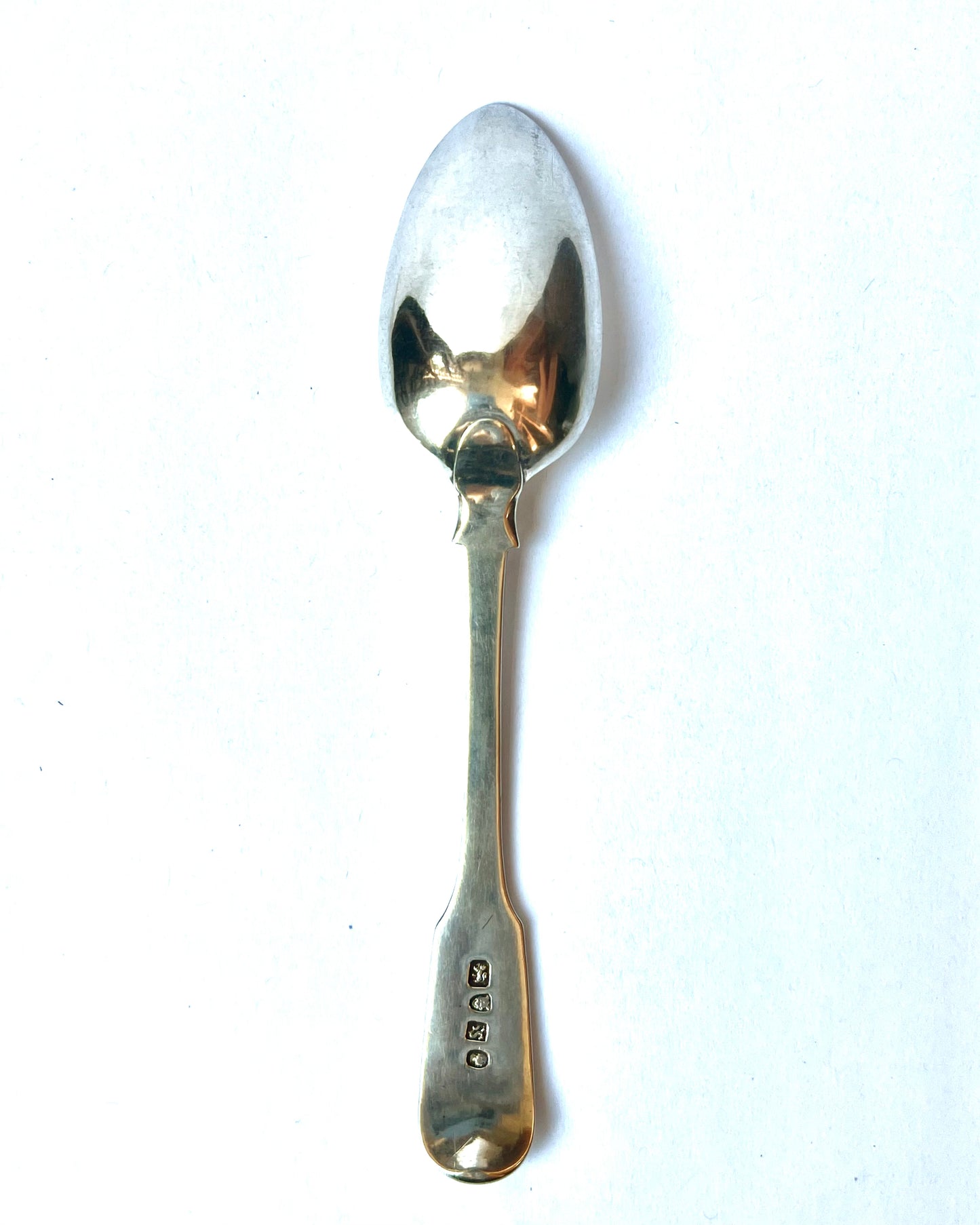 Rare late 18th to early 19th century Chinese export silver spoon, Sun Shing, Canton circa 1790 to 1830