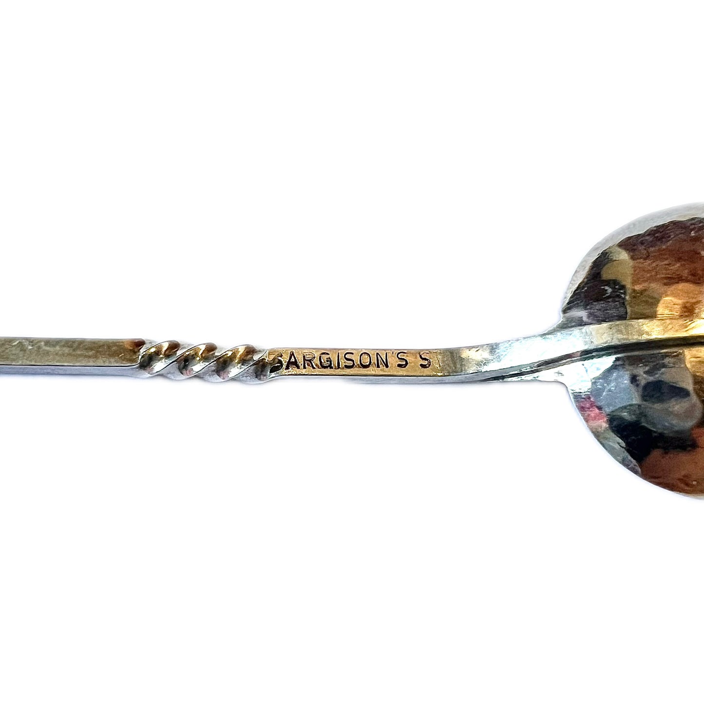 Vintage possibly Antique Australian Sargison’s sterling silver sugar/condiment spoon