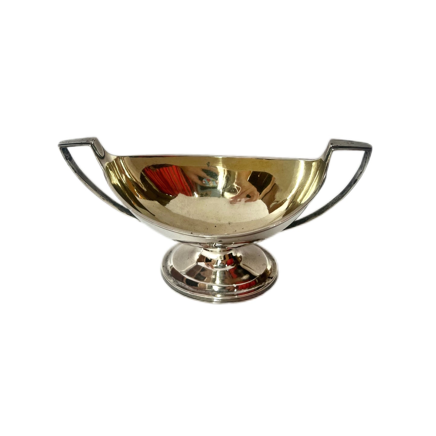 Crested George III sterling silver master salt cellar, London, 1796, Robert Hennell | &amp; David Hennell Il