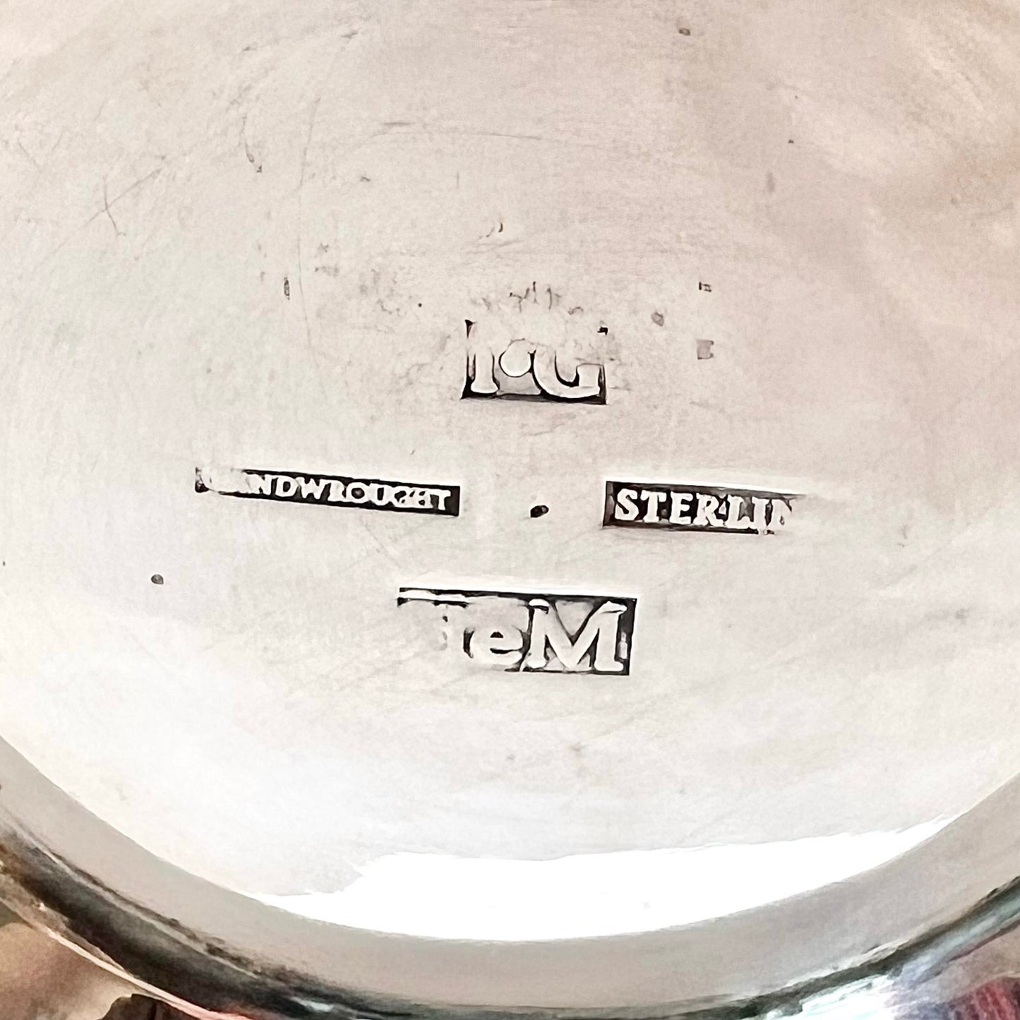 Mid Century American sterling silver bowl by William L. DeMatteo