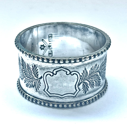 早期澳大利亚镀银餐巾环，约维多利亚晚期，由 Stokes &amp; Son 制作，维多利亚州墨尔本