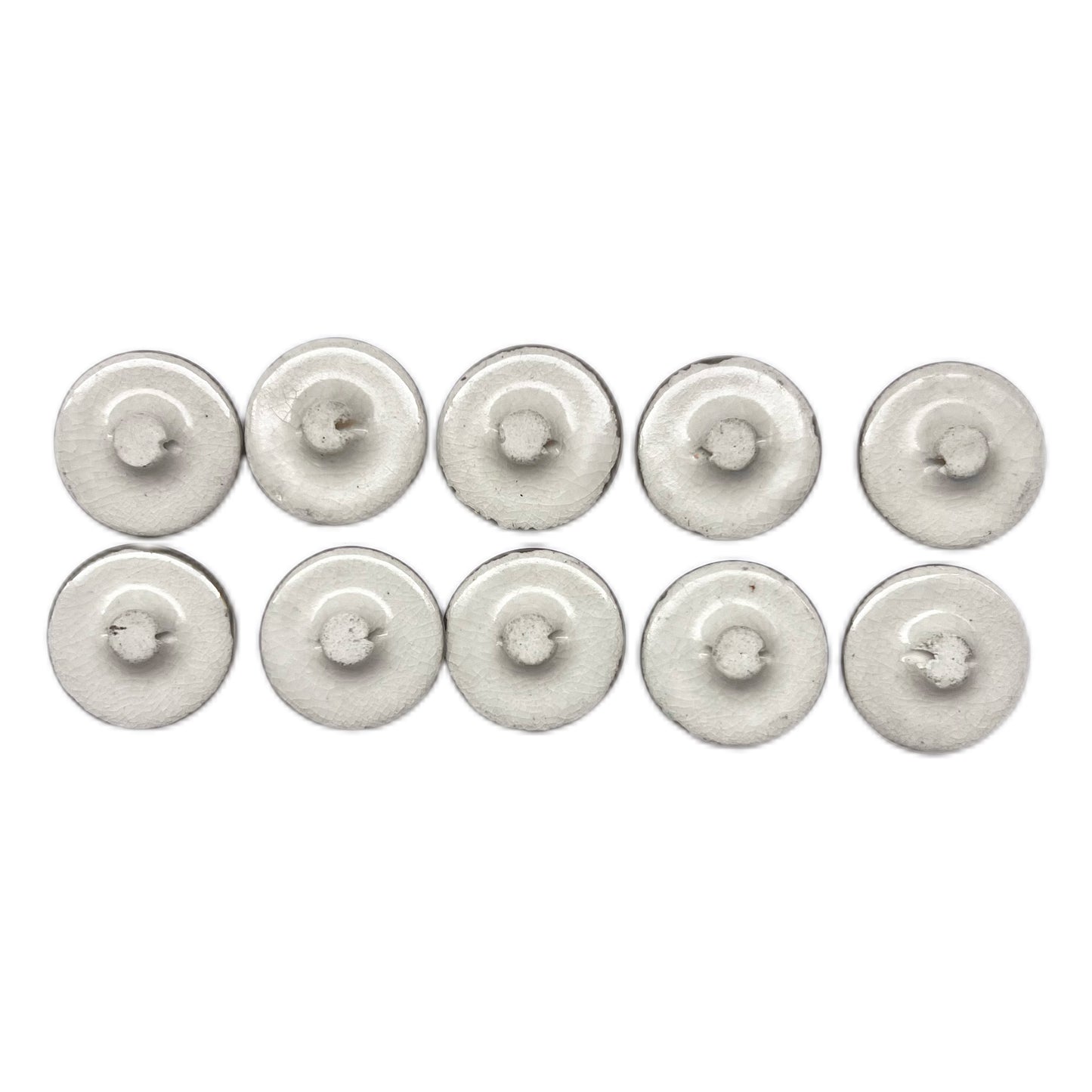 Set of 10 Late Meiji Period, 10 antique Satsuma handpainted buttons