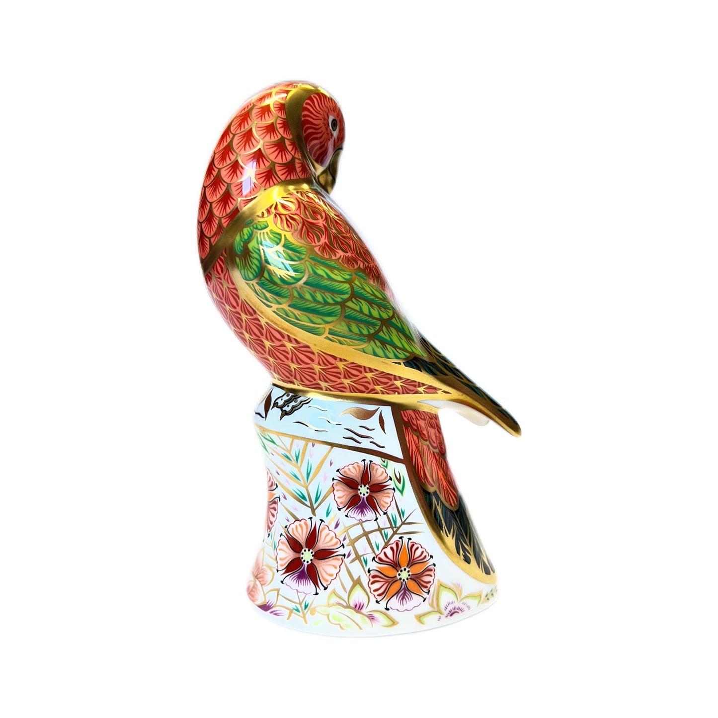 Royal Crown Derby ‘Lorikeet’ paperweight figurine w/ box and certificate