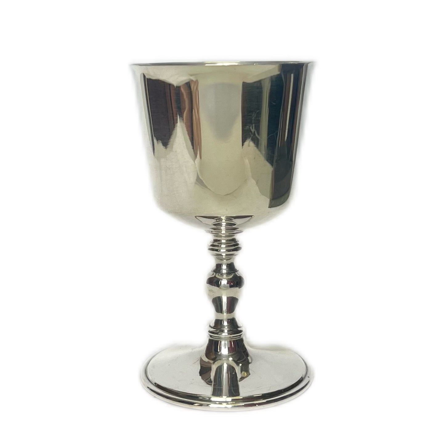Vintage QEII Silver Jubilee sterling silver commemorative goblet