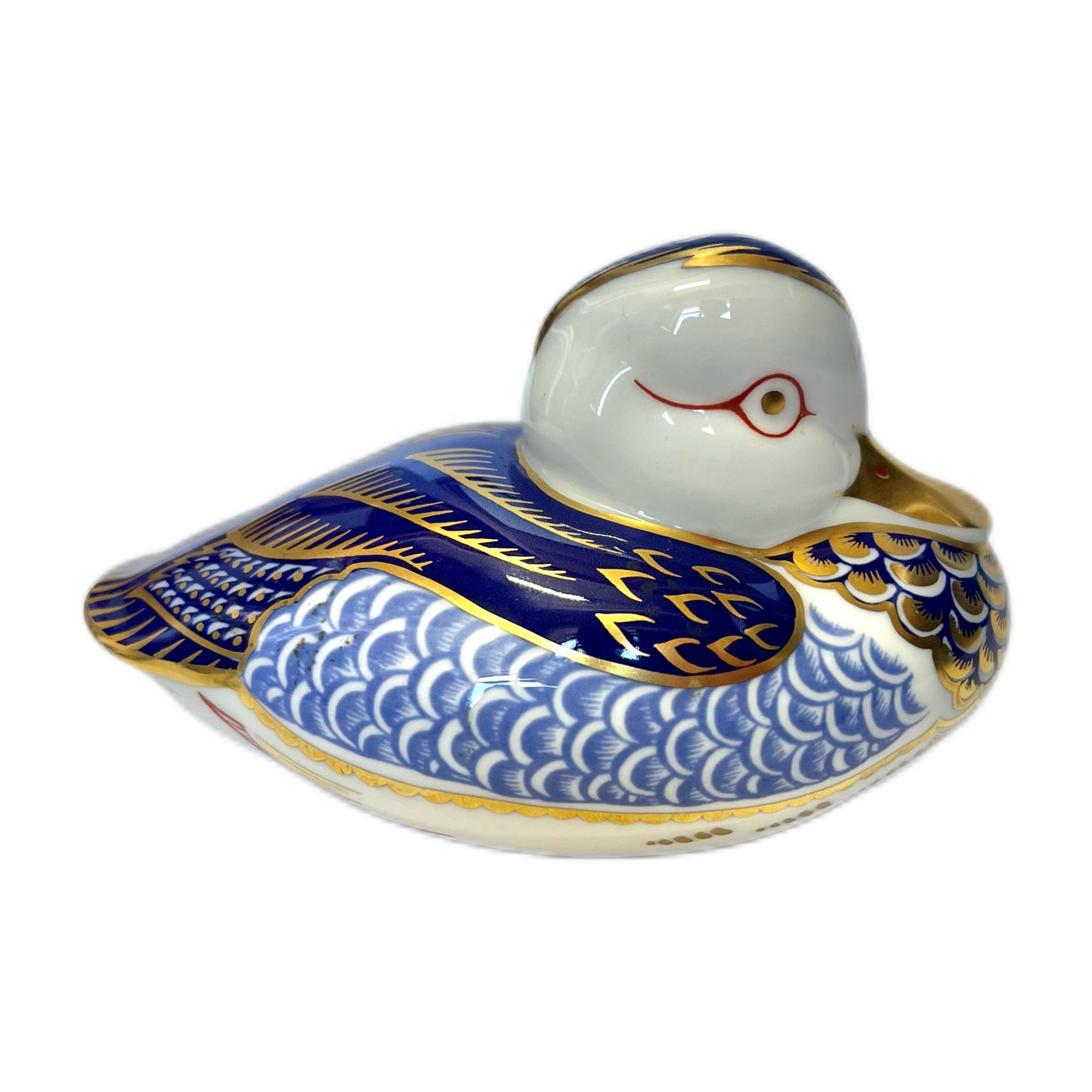 Royal Crown Derby First Quality Imari Peking Duck paperweight figurine