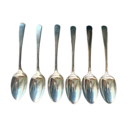 Set of six Victoran sterling silver silver spoons