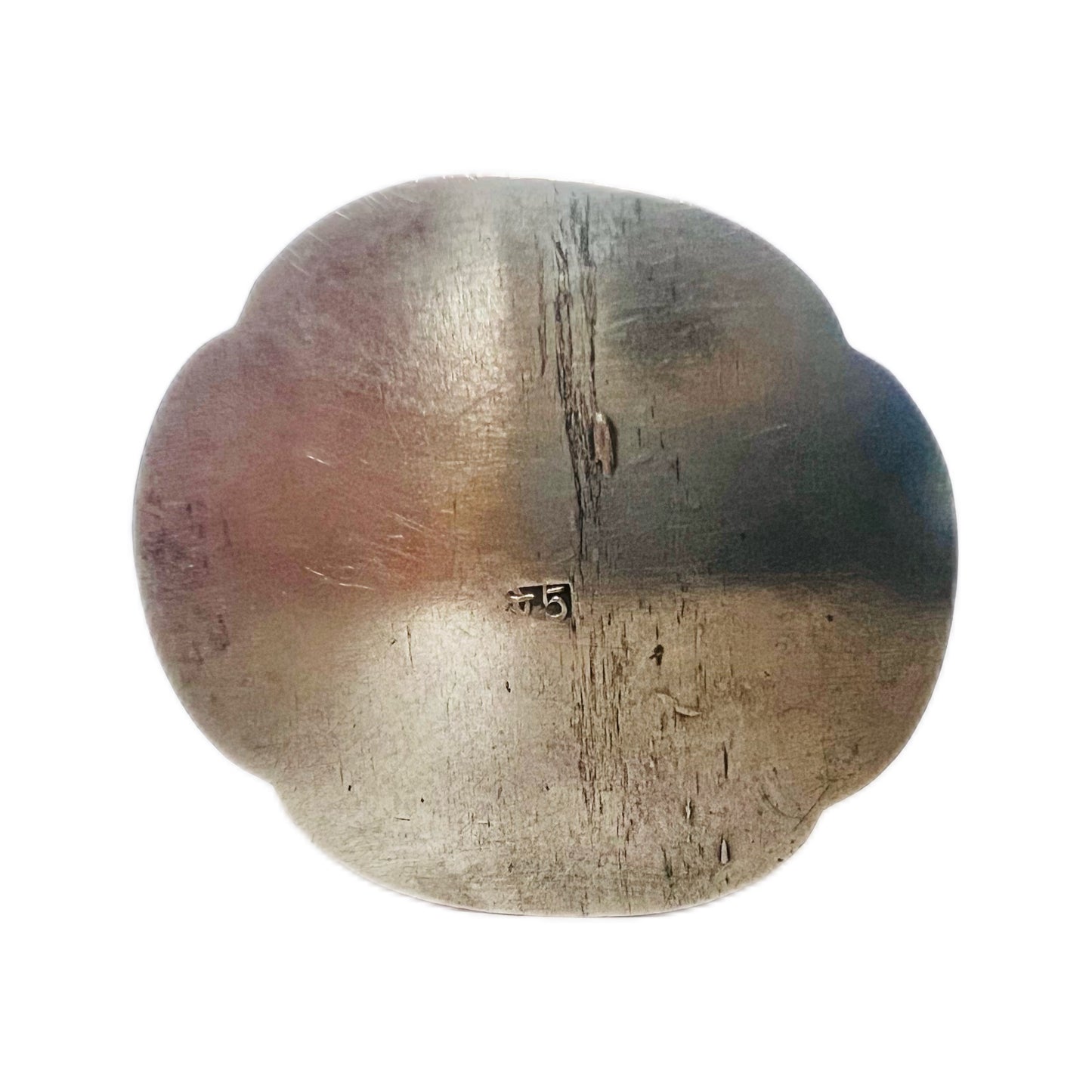 Late Qing dynasty Chinese white metal possibly silver box