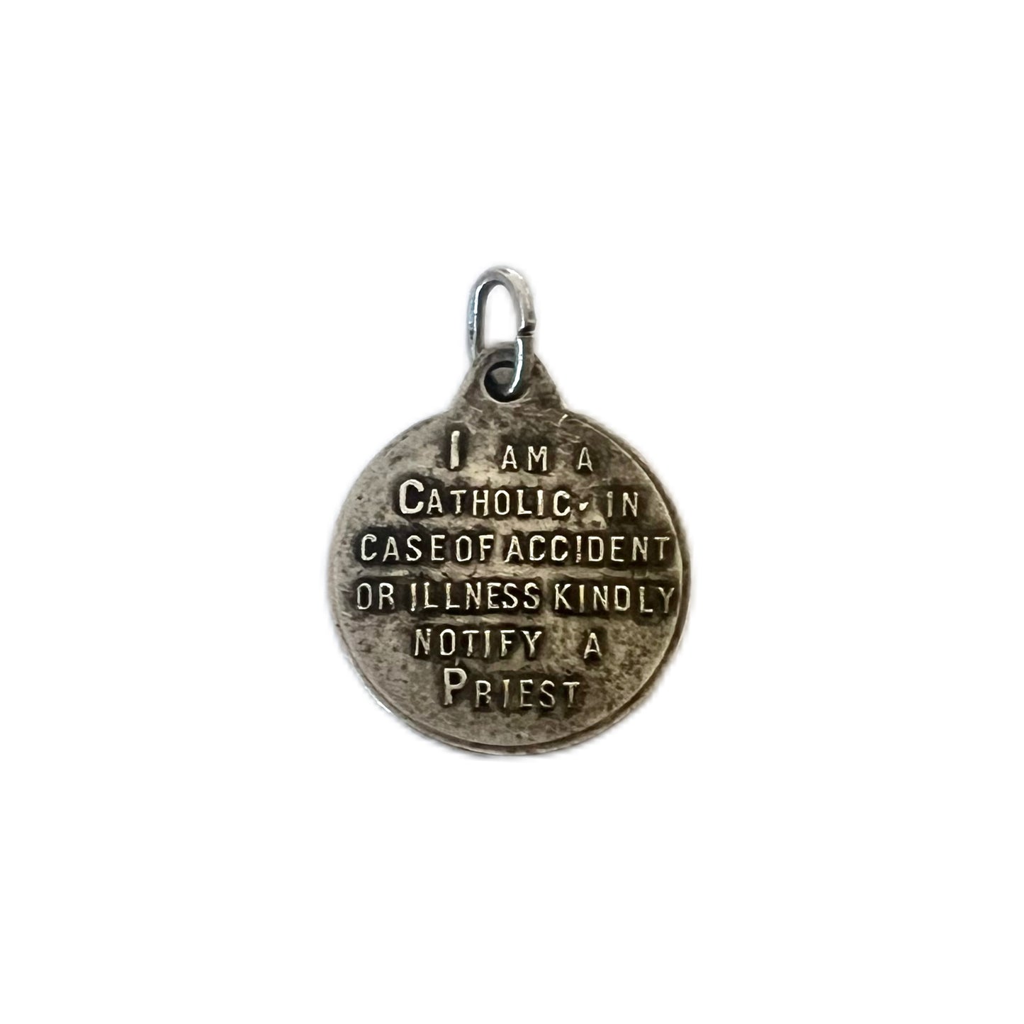 VIntage silver St. Christopher pendant