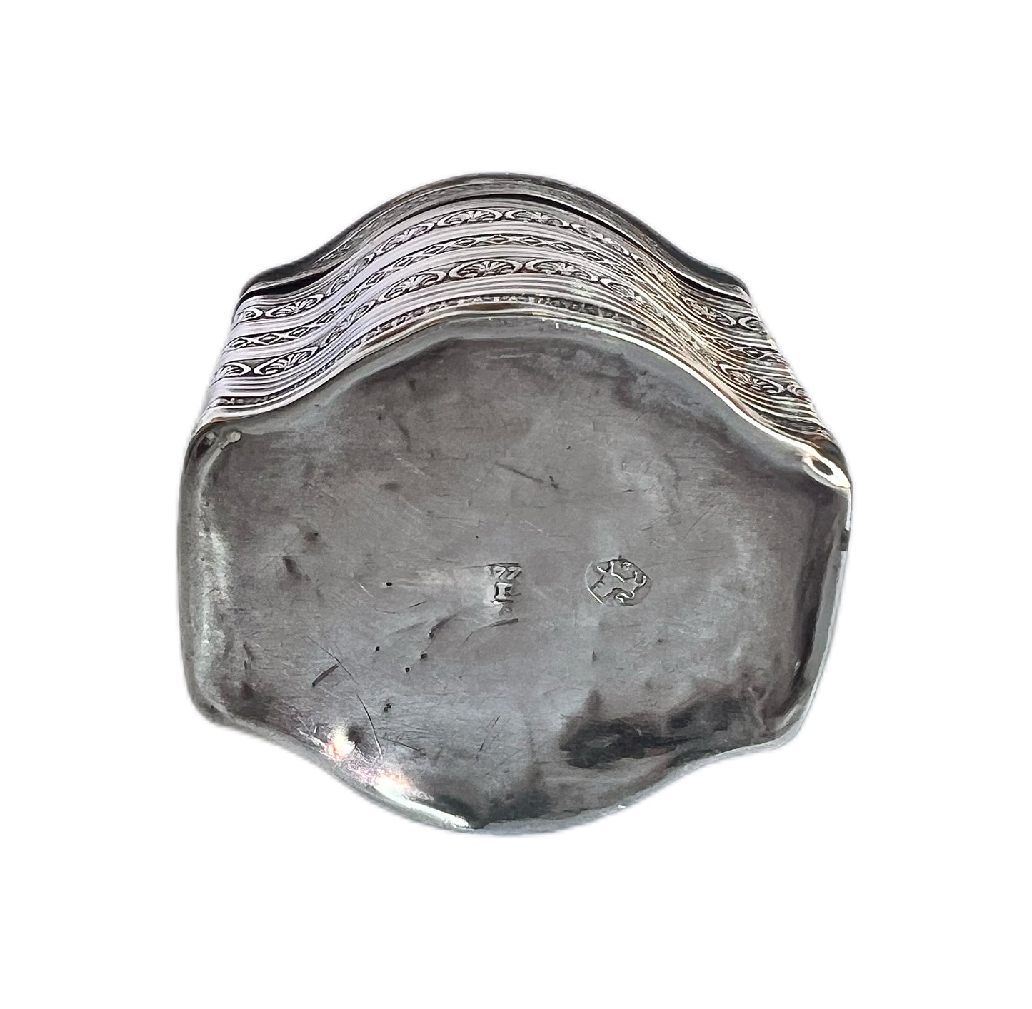 Mid 19th century Dutch .833 silver peppermint box / pillbox / snuffbox