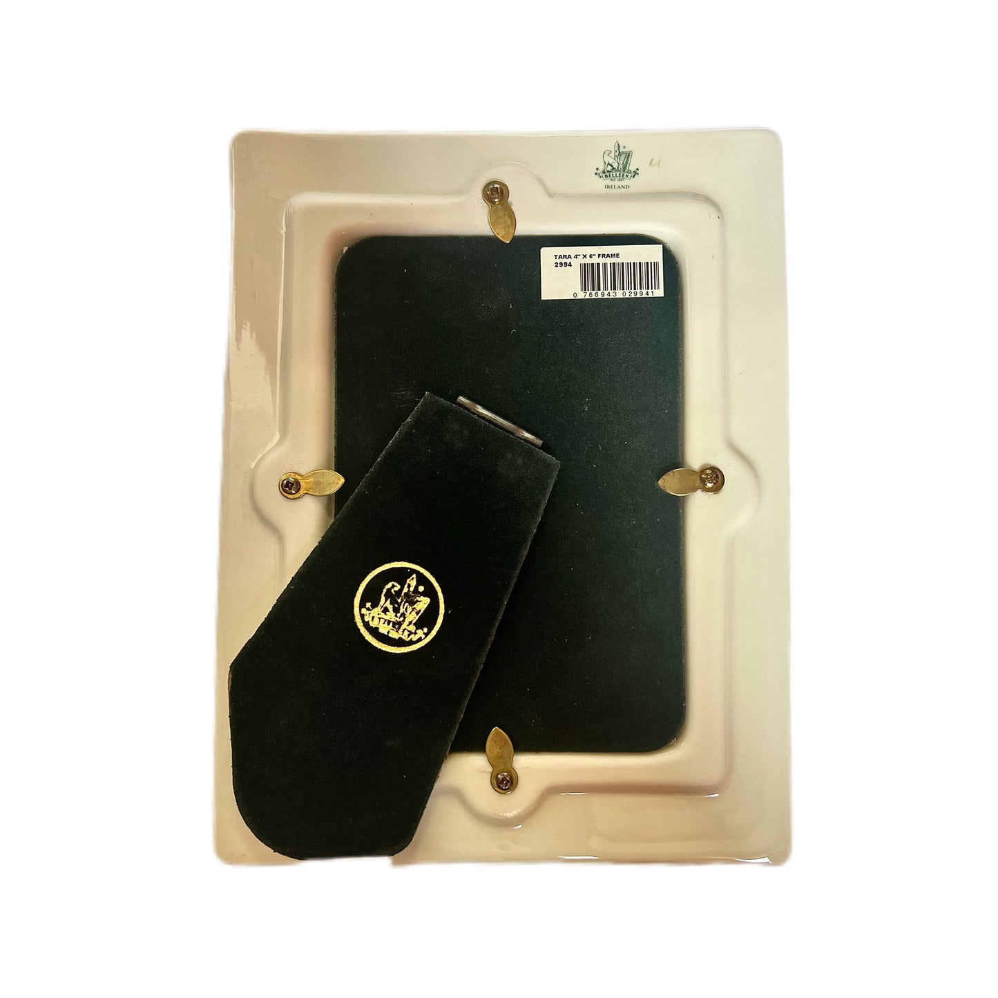 Vintage Belleek Tara photo frame