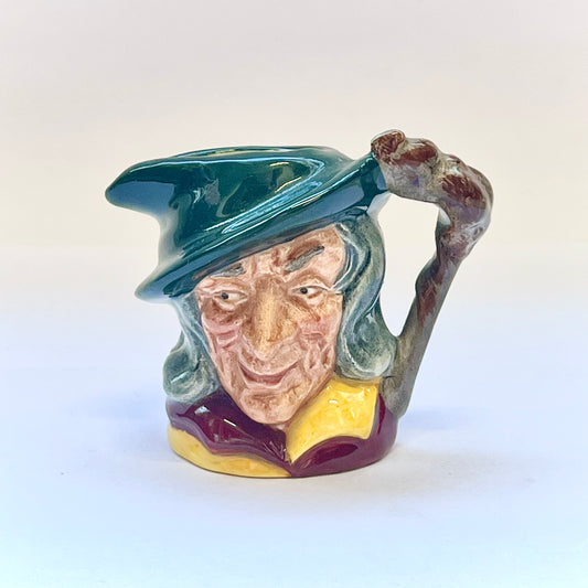 Royal Doulton Pied Pier toby jug in the small size, designed by Geoff Blower circa 1960-1981.