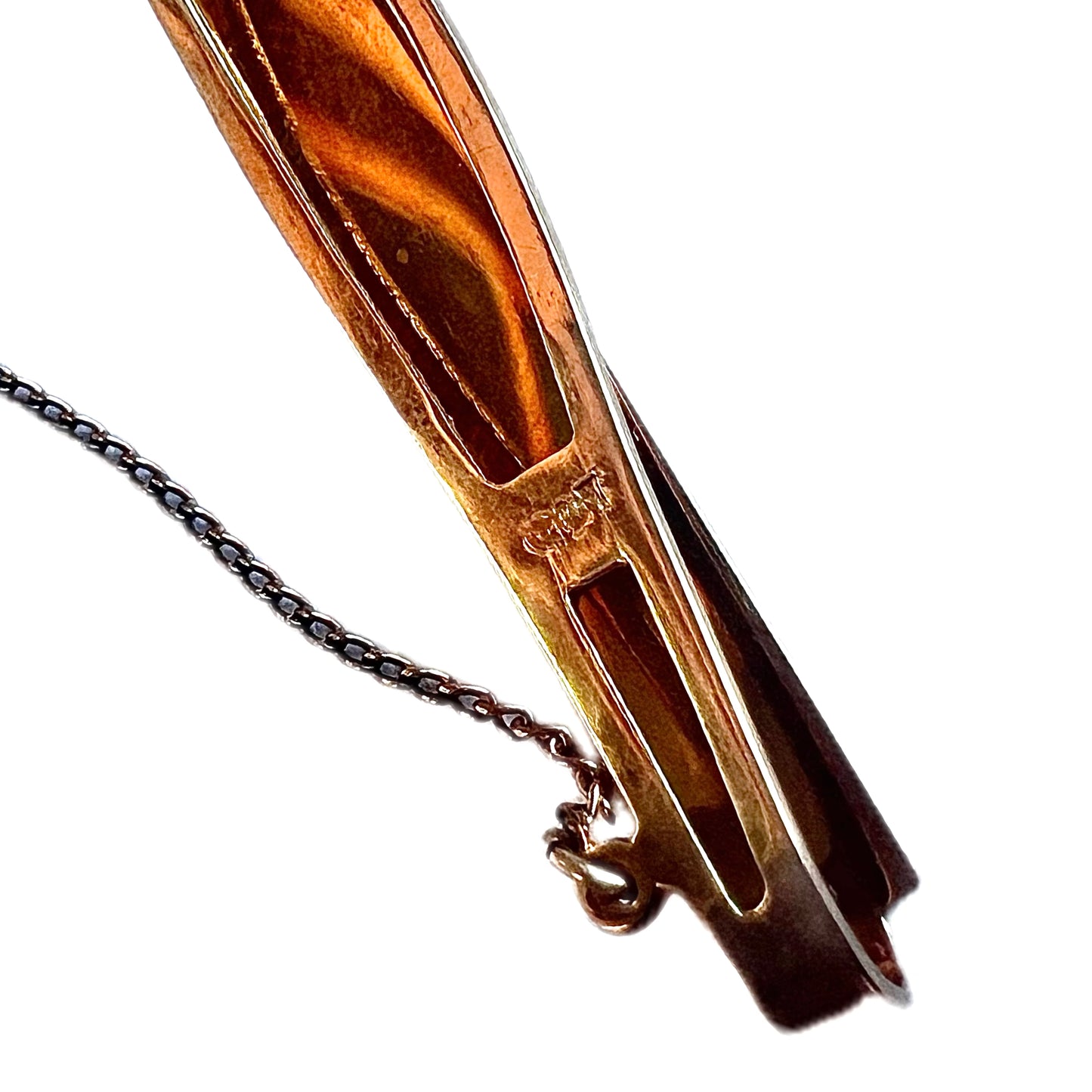 Vintage possibly antique 9ct gold men’s tiebar / tieclip