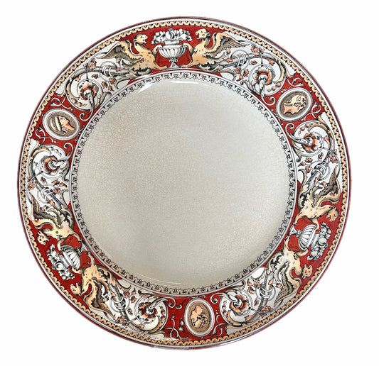 19th century Minton Florentine pattern dinner plate