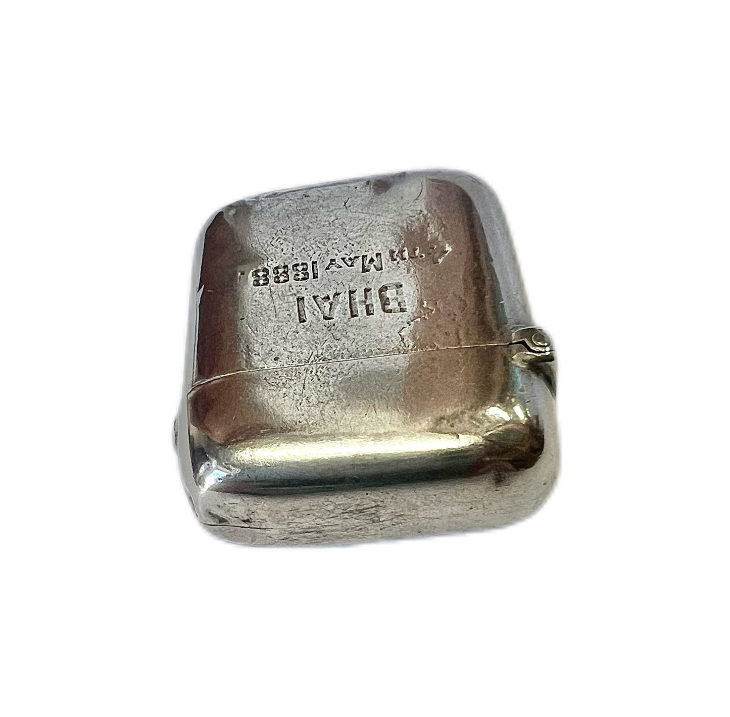 Antique Victorian sterling silver vesta case