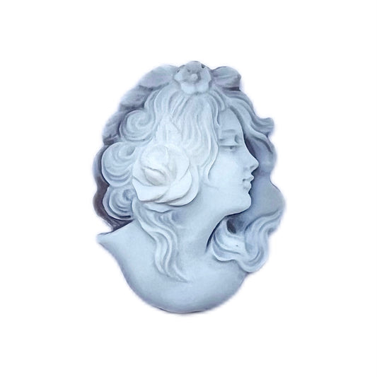 Antique Art Nouveau sardonyx shell cameo of nymph